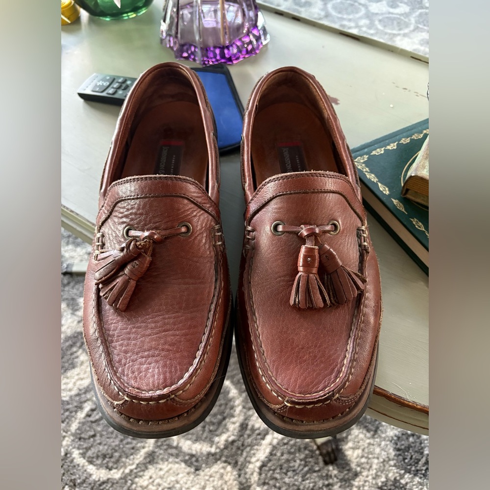 Men's Brown Leather Loafers size 10M